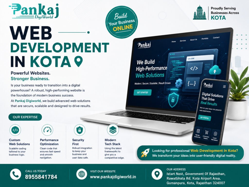 Professional web development company in kota