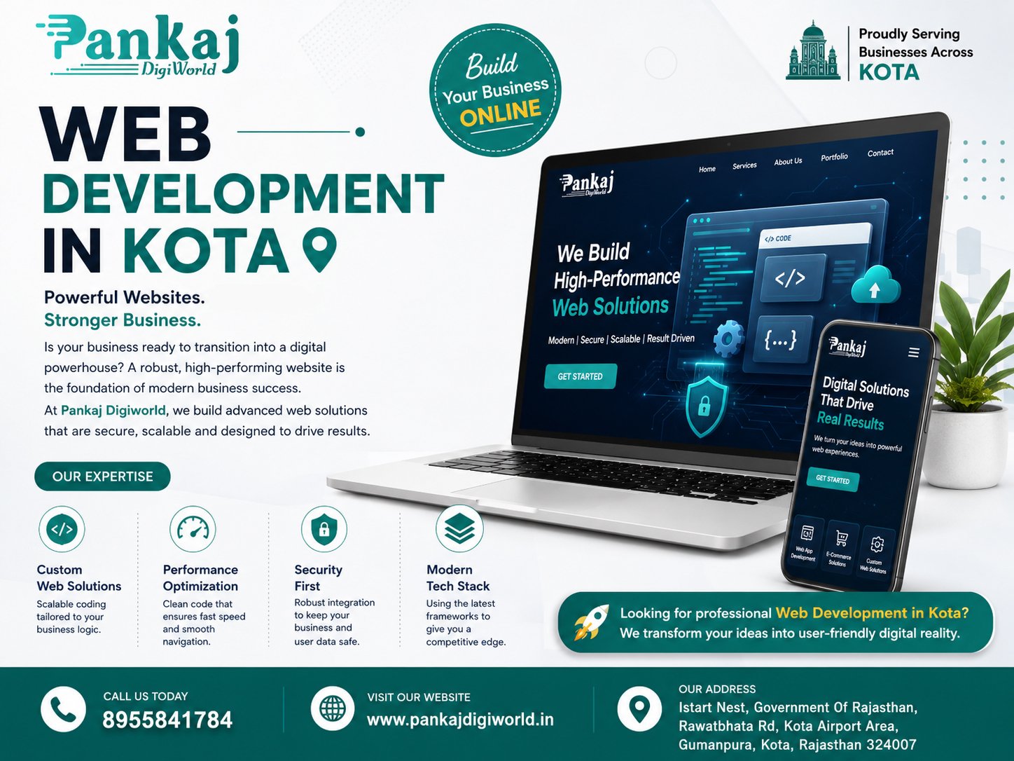Professional web development company in kota