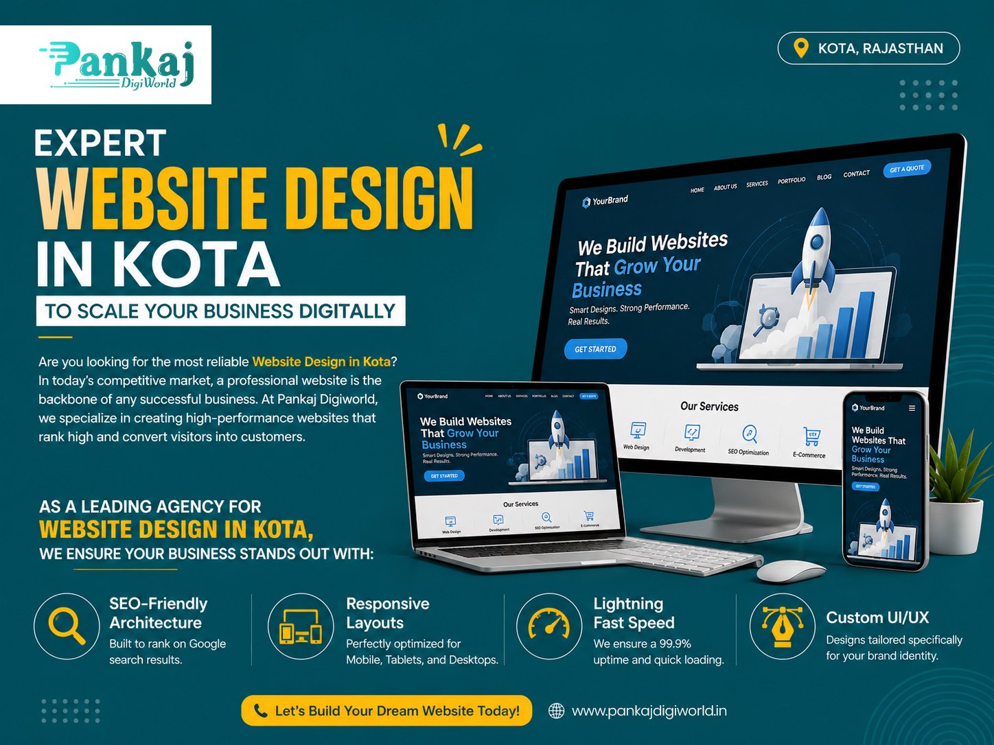 Professional Website Design in Kota